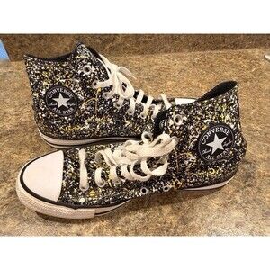 Converse Chuck Taylor All Star Hi Paint Splatter Mens sz 9 Womens 11